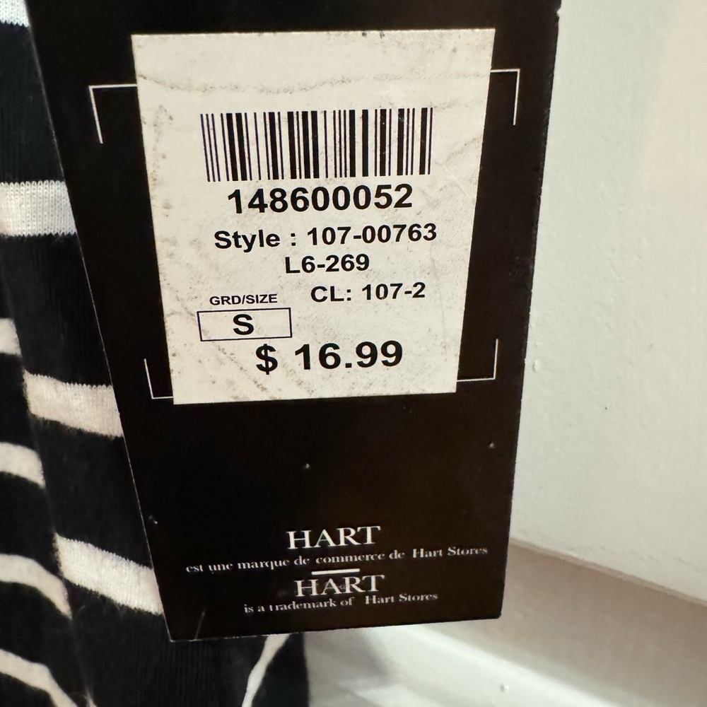 HART & CO. 100% Cotton Dress. Black and white stripe. Athletic /Leisure … - Picture 3 of 7